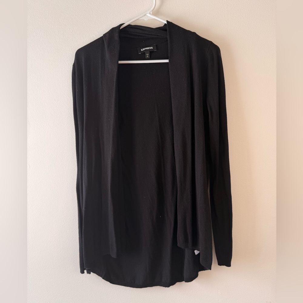 Express Women's Elegant Black Cardigan